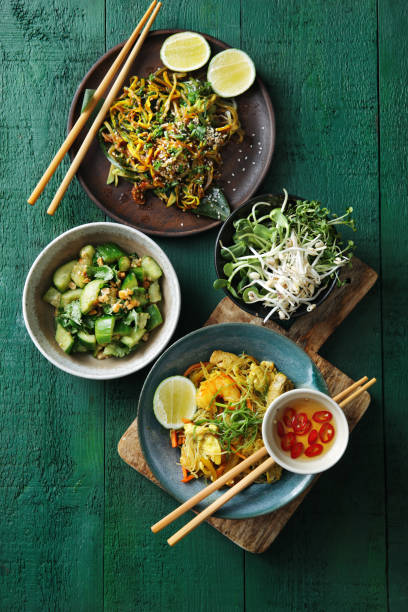 istock Bowls with Japanese food 1042391778