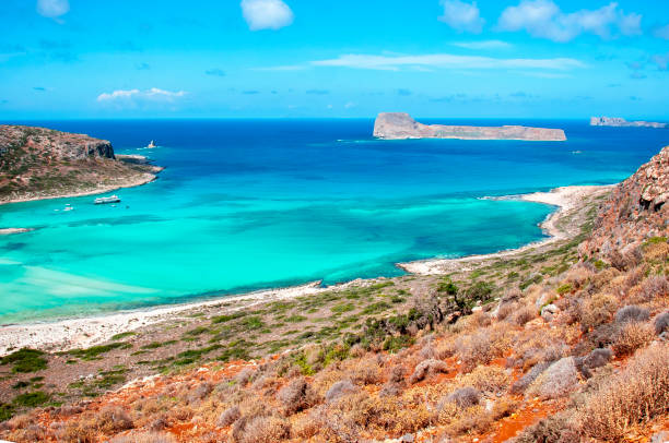 istock Balos bay and Gramvousa island, Crete, Greece 1042391912