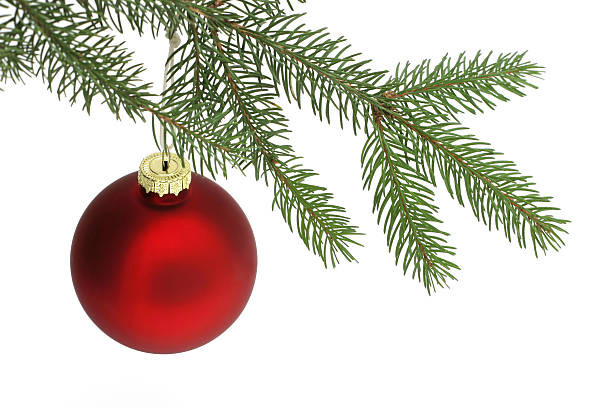 istock Red Christmas Ball 104239602