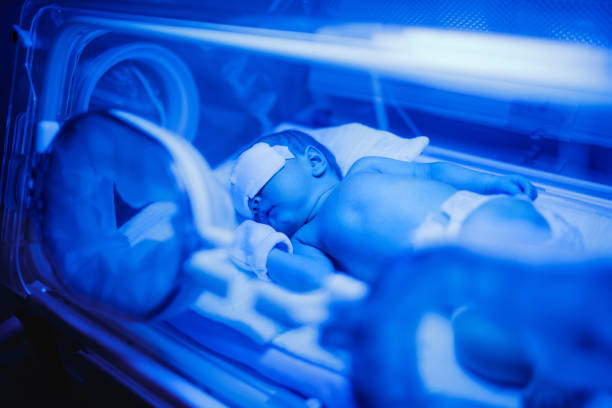 istock Newborn baby in incubator 1042396102