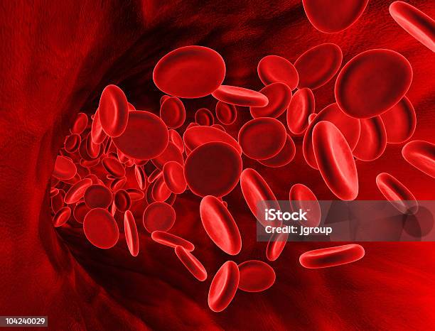 Microscopic Blood Cells Stock Photo - Download Image Now - Biology, Blood, Blood Cell