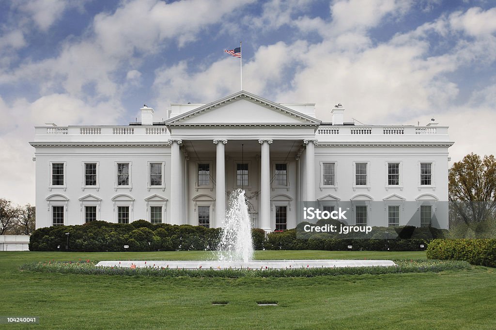 ホワイトハウスバラ園 - ワシントンDC ホワイトハウスのロイヤリティフリーストックフォト