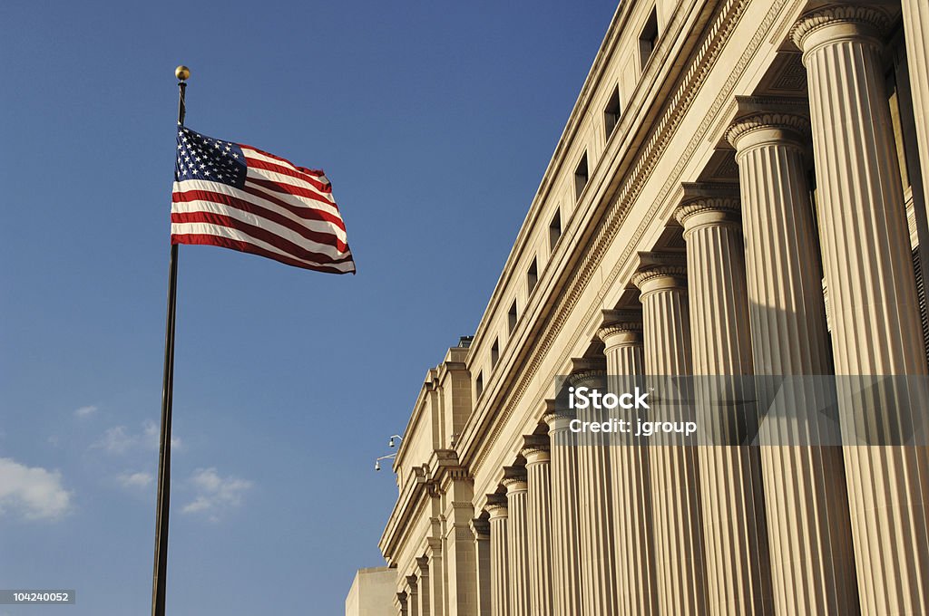 Washington D.C. - Foto de stock de Bandera estadounidense libre de derechos