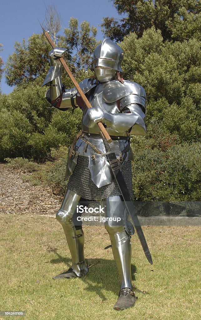 Knight com batalha Machado - Foto de stock de Agressão royalty-free