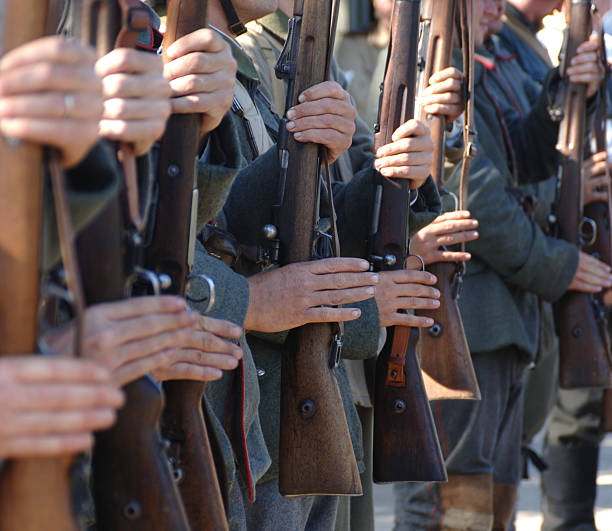 istock Soldiers in arms 104240139