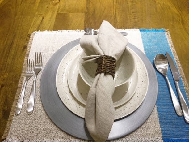 istock Table set for an event party or wedding reception 1042403738