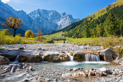 Maple Valley in Austrian Alps - Großer Ahornboden natural reserve