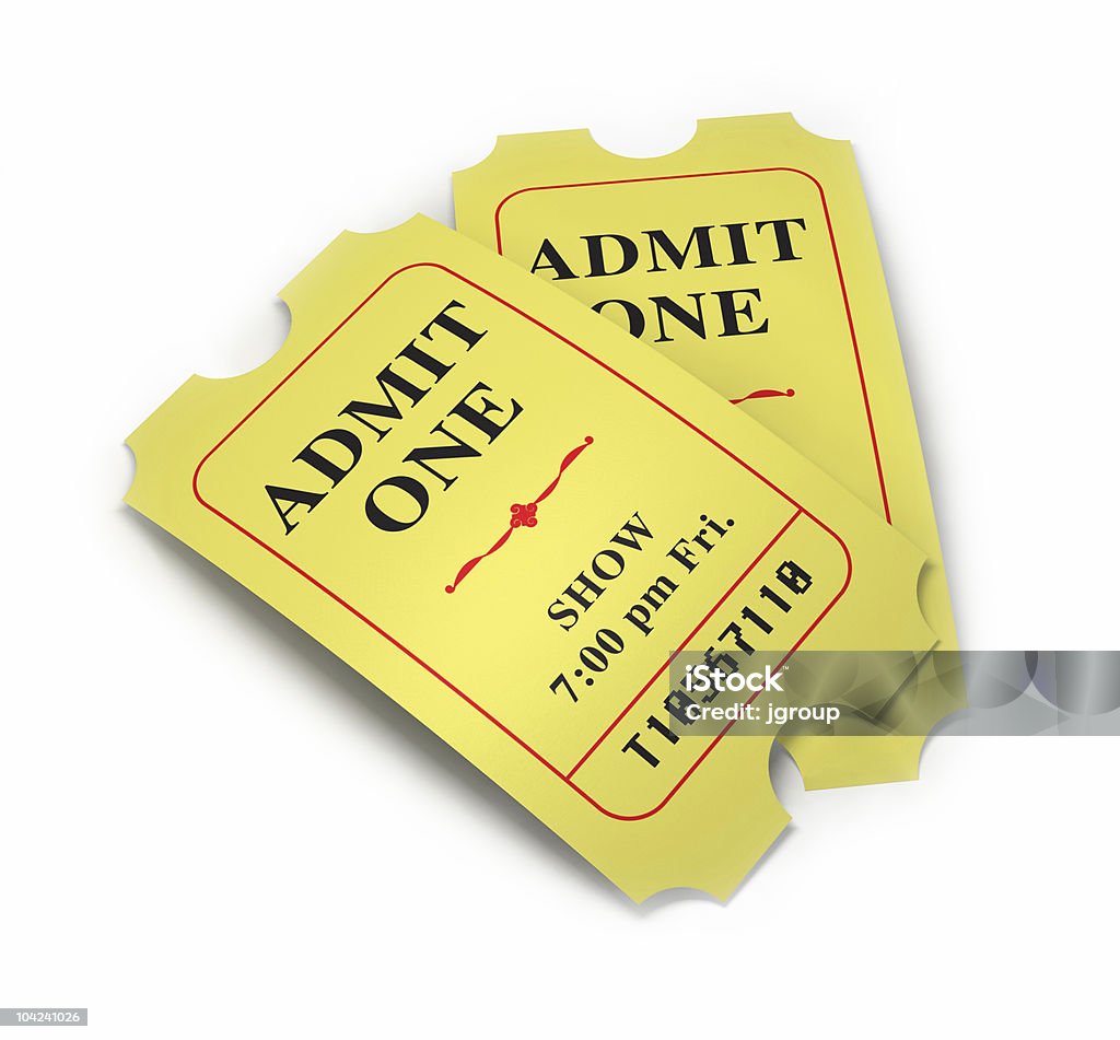 Movie Tickets  Color Image Stock Photo