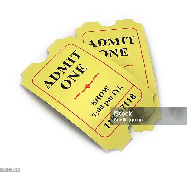 Movie Tickets Stock Photo - Download Image Now - Color Image, Digitally Generated Image, Film Industry