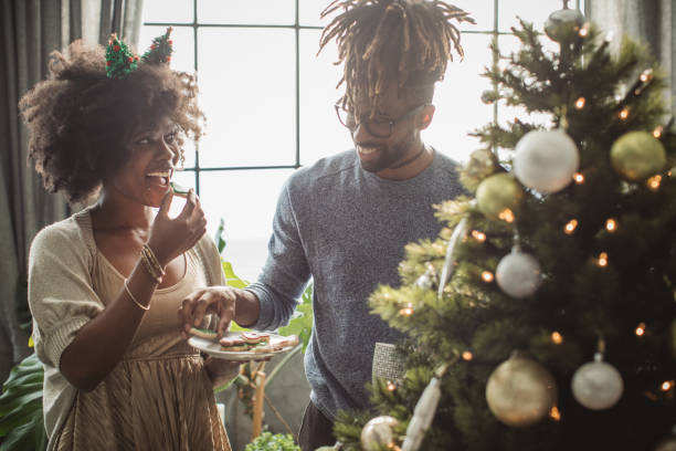 istock Couple on Christmas 1042410566