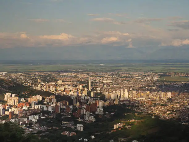 View over Cali, Colombia