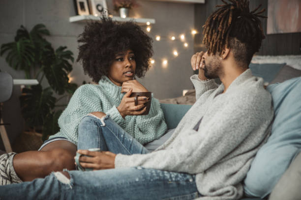 istock Romantic couple have cozy weekend 1042414544