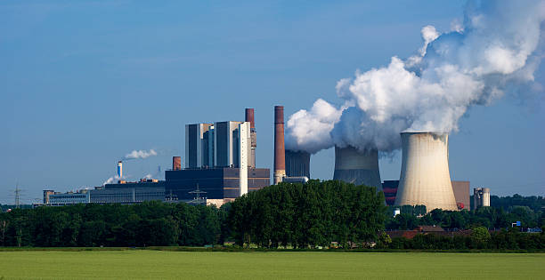 Power plant stock photo