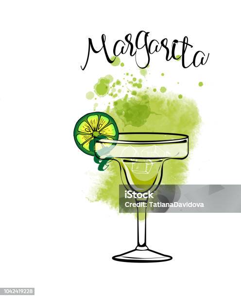 Margarita Stock Illustration - Download Image Now - Margarita, Invitation, Cocktail