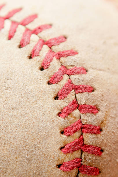 istock Sports Equipment old Baseball background texture 1042424770