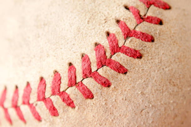istock Sports Equipment old Baseball background texture 1042424862