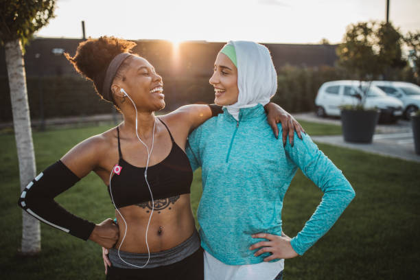 istock Friends working out together 1042424930