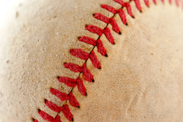 istock Sports Equipment old Baseball background texture 1042425168