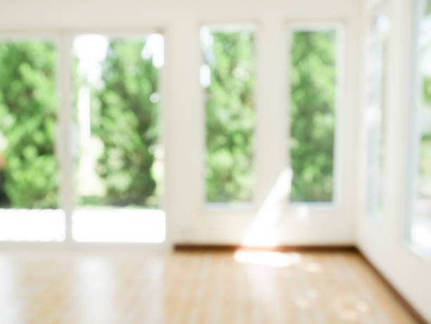 istock Abstract background Blur Modern living room 1042428788