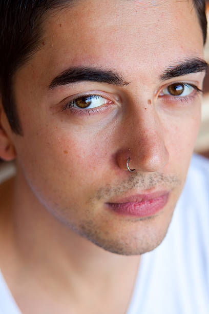 istock Man In White Tee Shirt 104242939