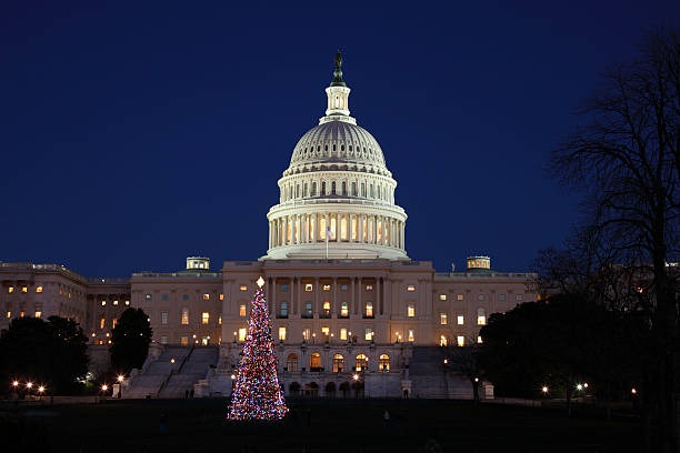 Capitol Building, Washington DC stock photo