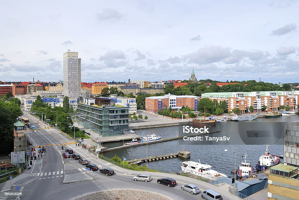 Estocolmo. Hammarby Hamnen Sodra - Foto de stock de Sodermalm libre de derechos