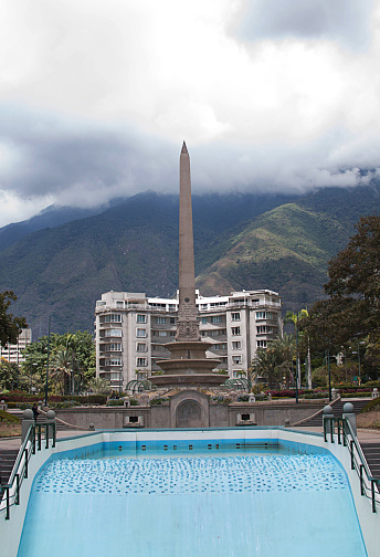 View of the Obelisk at Altamira Square or Plaza Francia