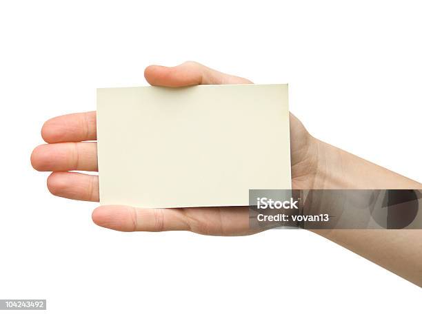 Karta Puste - zdjęcia stockowe i więcej obrazów Białe tło - Białe tło, Biały, Biznes
