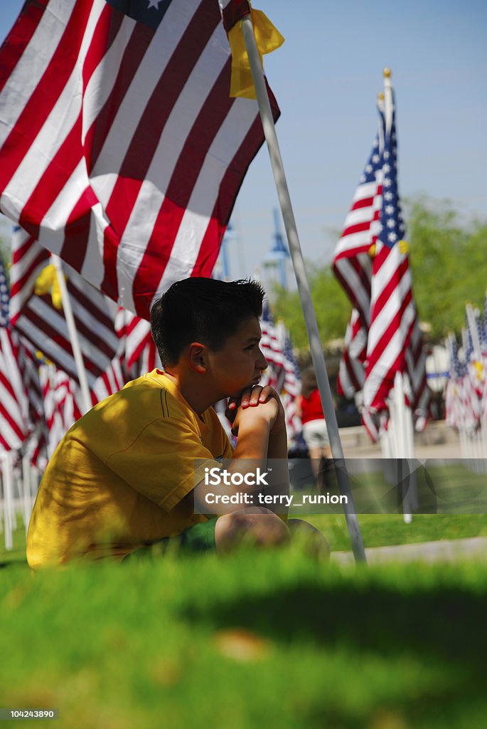 Nie vergessen werden - Lizenzfrei Gedenkveranstaltung zum 11. September Stock-Foto