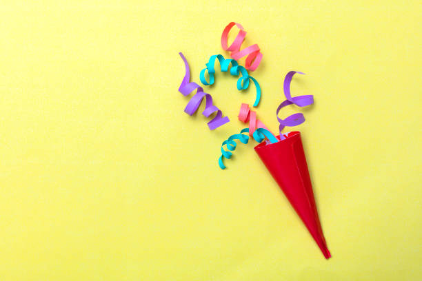 Celebration,party with colorful confetti