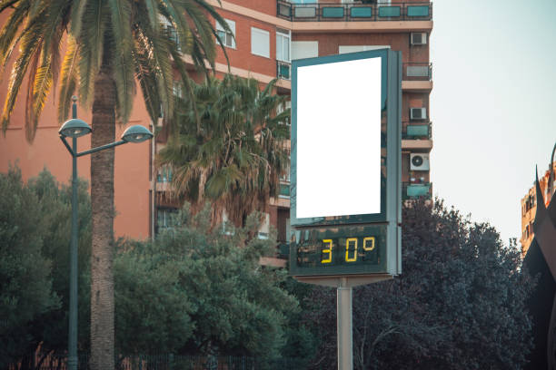 istock Blank billboard at street 1042446552