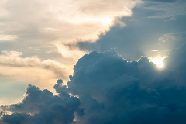 istock Dark cumulonimbus and stormy clouds. 1042446566