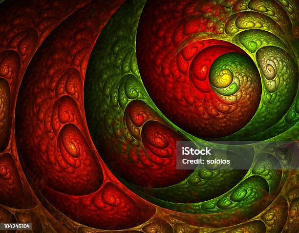 Sfondo Astratto Multicolor Luminoso - Fotografie stock e altre immagini di Serpente - Rettile - Serpente - Rettile, Frattale, Arancione