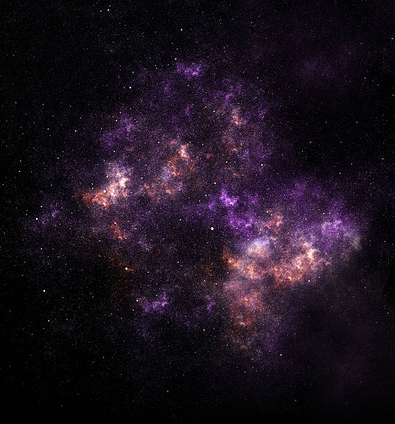 istock A beautiful purple and pink space nebula 104245153
