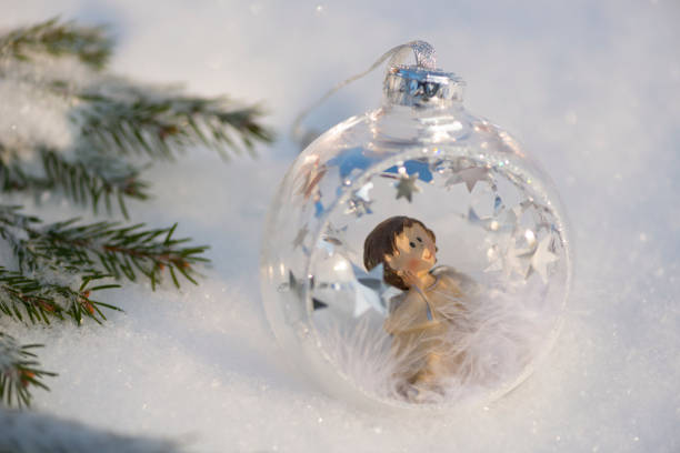istock Christmas tree. New year. Snow. Winter. 1042454068