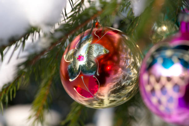 istock Christmas tree. New year. Snow. Winter. 1042463092