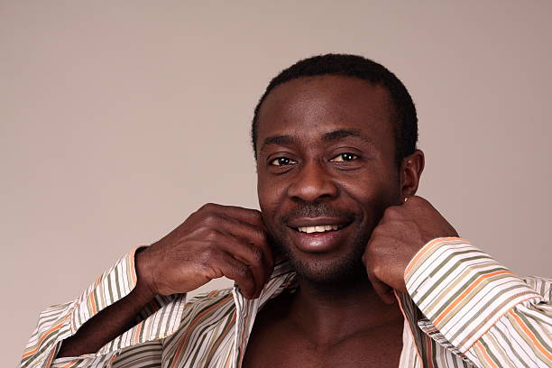 istock Portrait of a young man in the studio 104246456