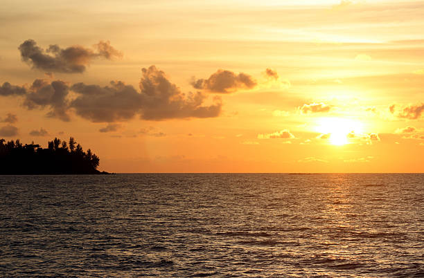 istock Sunset or sunrise by the beautiful ocean 104246601