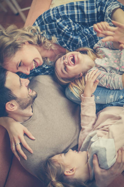 istock Above portrait. Family on first place. 1042467516