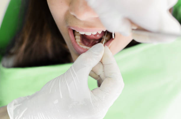 istock Devitalization of teeth on young girl 1042470010