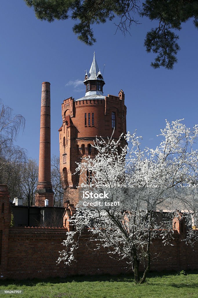 Torun centro storico di watertower - Foto stock royalty-free di Acqua