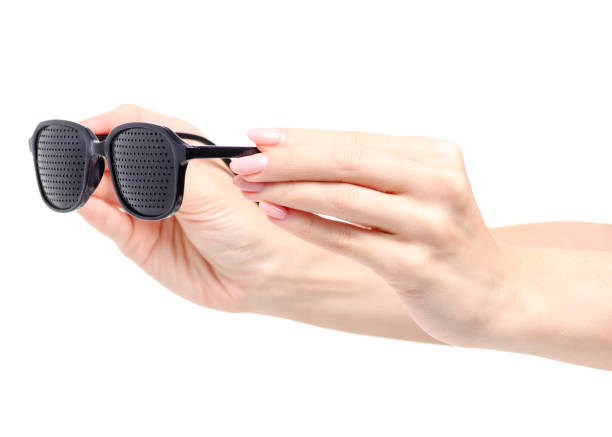 istock Perforated glasses medical in hand 1042478292