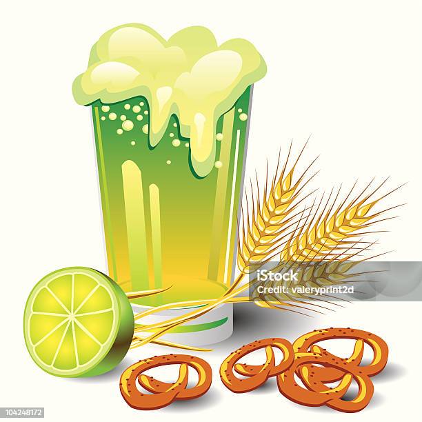 Grünes Bier Stock Vektor Art und mehr Bilder von Alkoholisches Getränk - Alkoholisches Getränk, Bier, Bierfest
