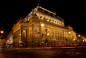 National Theatre, Prague, night shot