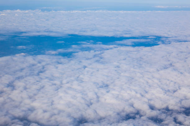 istock Could in the sky under airplane from the window of plane 1042483288