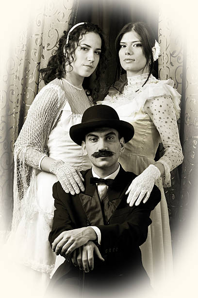 istock Retro vintage portrait 104248407