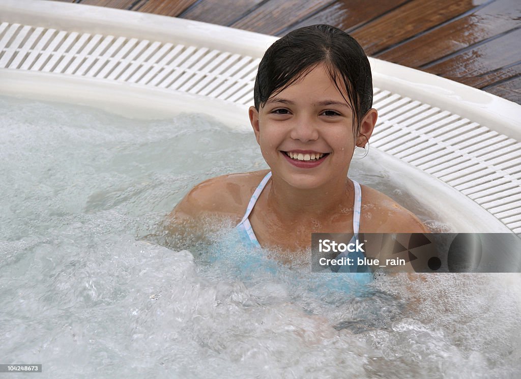 Jacuzzi - Royalty-free Adolescente Foto de stock