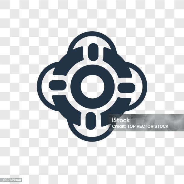 Big Float Vector Icon Isolated On Transparent Background Big Float