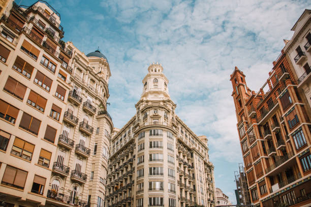 istock Classic style residential buildings 1042492686