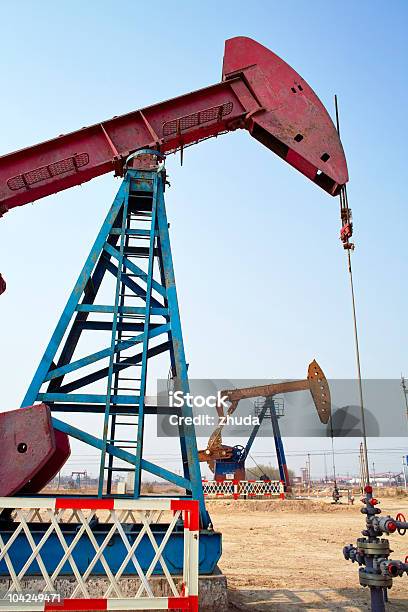 Jack De Bomba De Óleo - Fotografias de stock e mais imagens de Ao Ar Livre - Ao Ar Livre, Aço, Bomba Petrolífera